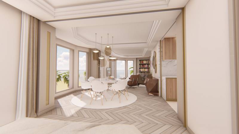 projet de décoration réalisé par un architecte à cannes